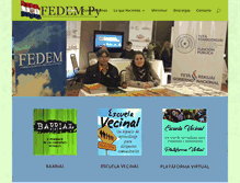 Tablet Screenshot of fedem.org.py
